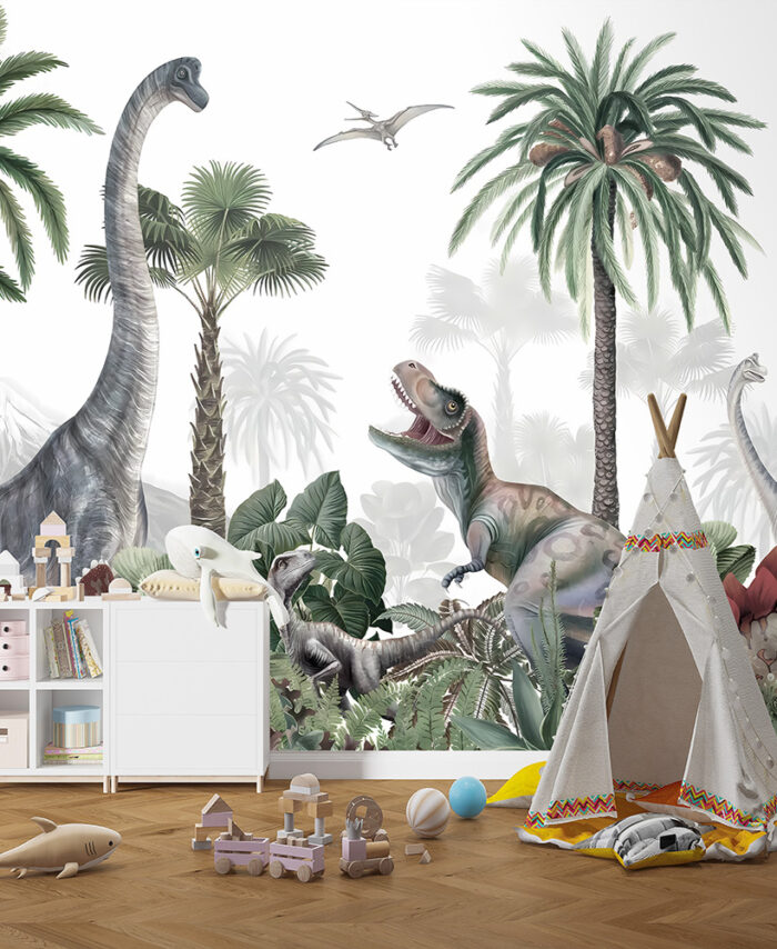 PAPIER PEINT: DINOSAURES SKU2417