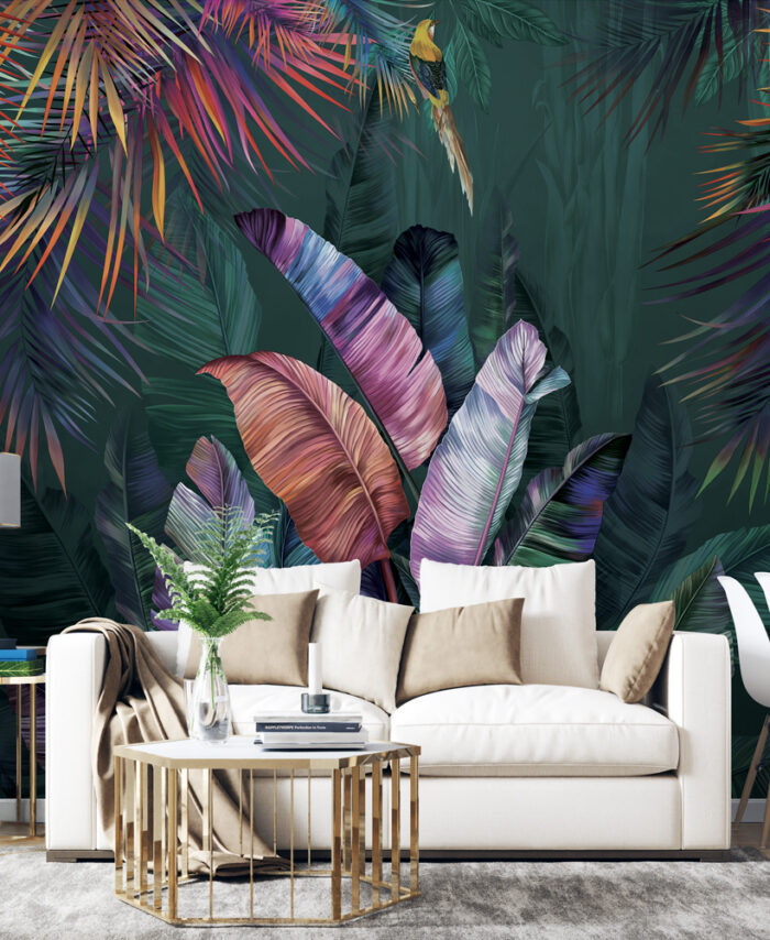 PAPIER PEINT:  TROPICAL FORÊT SKU2436