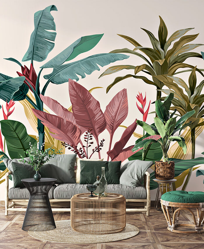PAPIER PEINT:  Nature Lush Foliage SKU2434